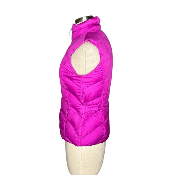 EDDIE BAUER Vibrant Purple Pink EB650 Down Puffer Vest Women's Size XS Quilted - Picture 2 of 6